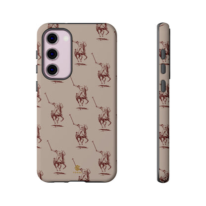 Polo Player Brown Samsung Case