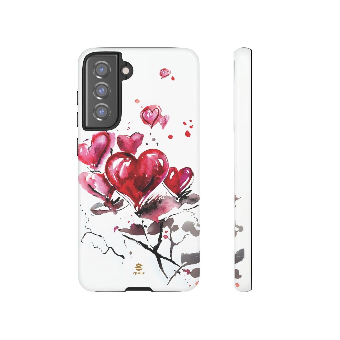 Abstract Hearts Art - Samsung  Phone Case, Love, Valentine's Day Gift for Her Protective tough cover