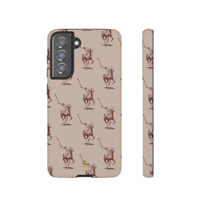 Polo Player Brown Samsung Case