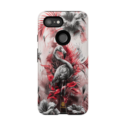 Flamingo Tropical Design Tough Phone Case Pixel