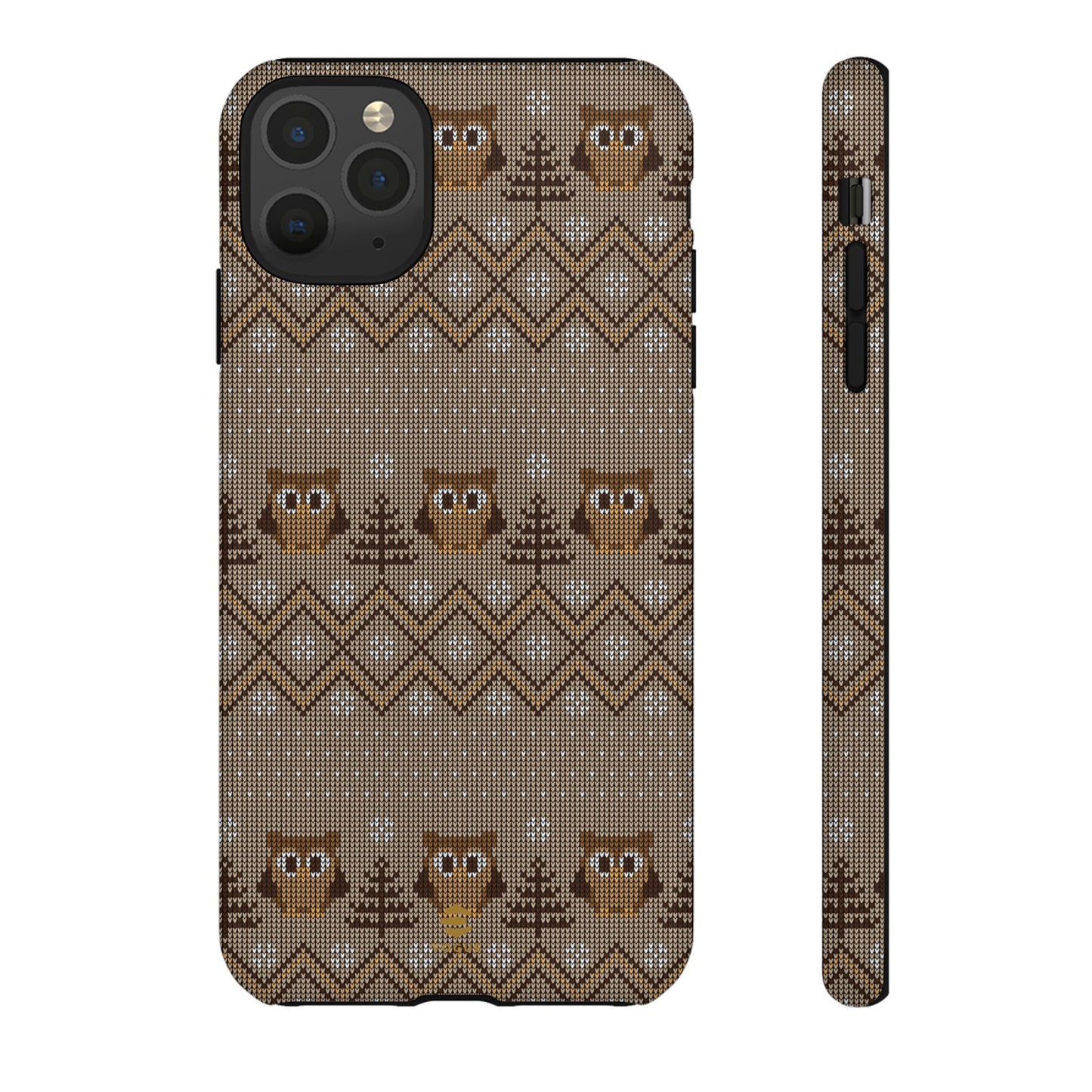 Owl Xmas Jumper iPhone case