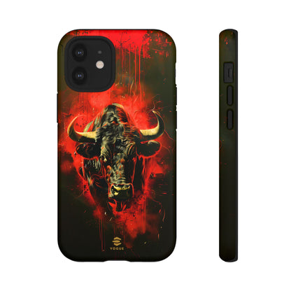 Bull Black iPhone Tough case