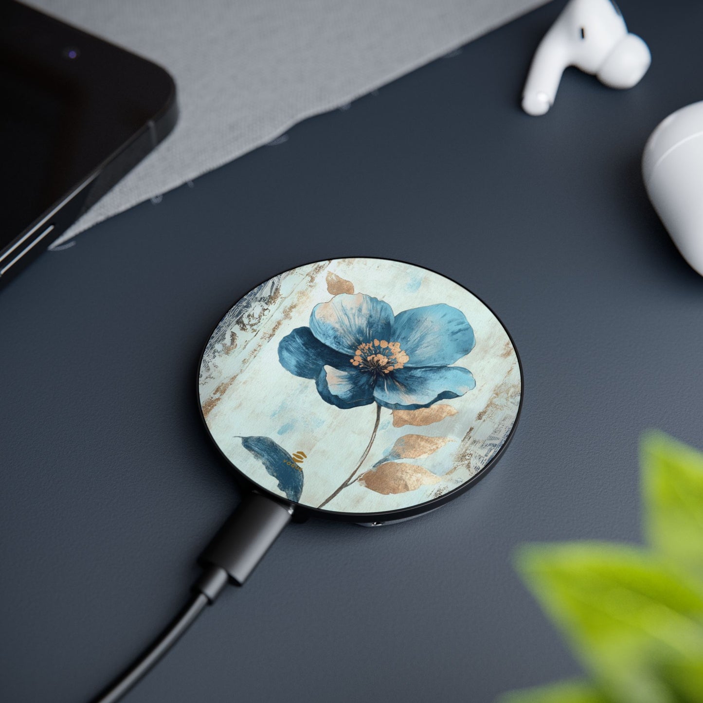 Vintage Flower Induction Charger