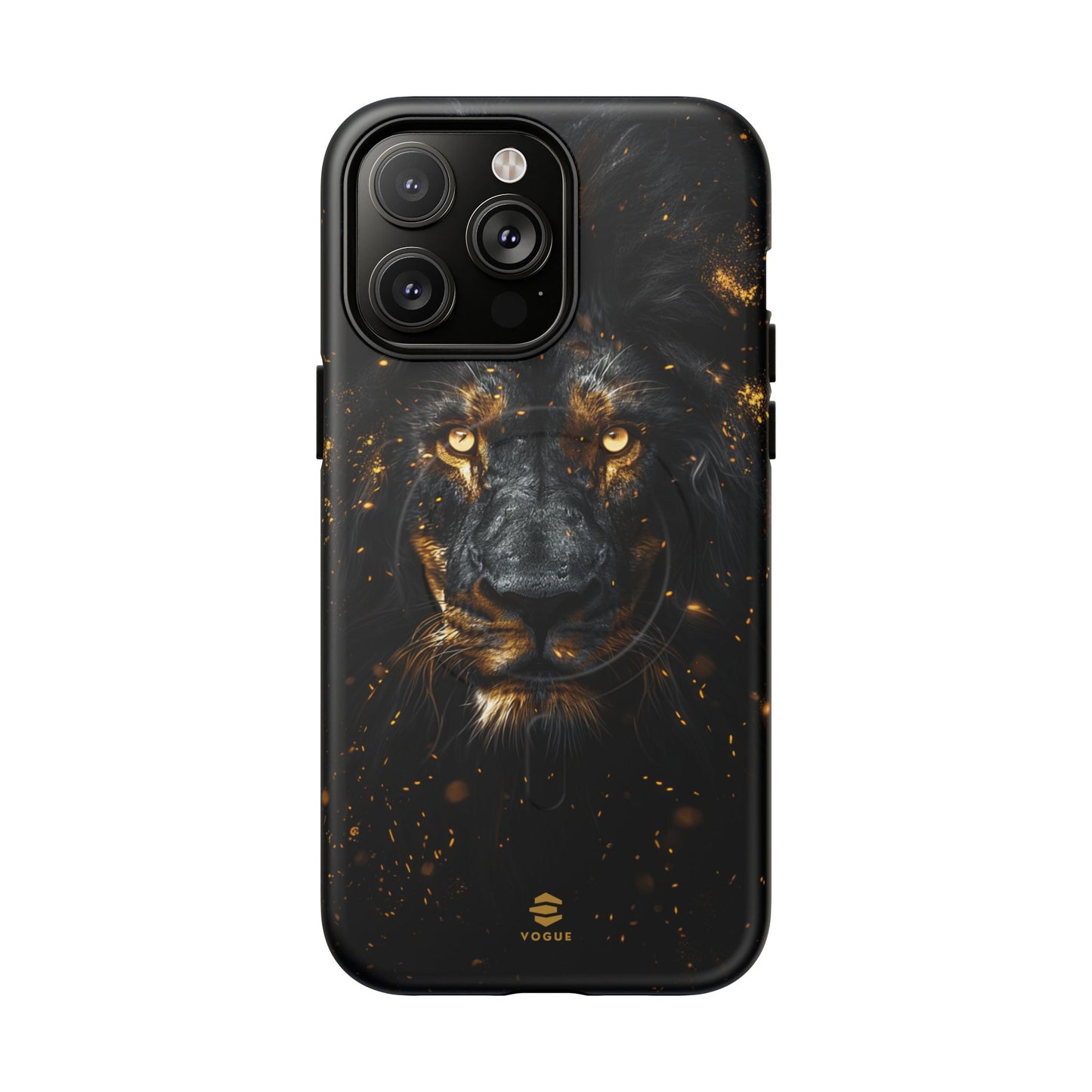 Black Lion Art for MagSafe iPhone Phone Case