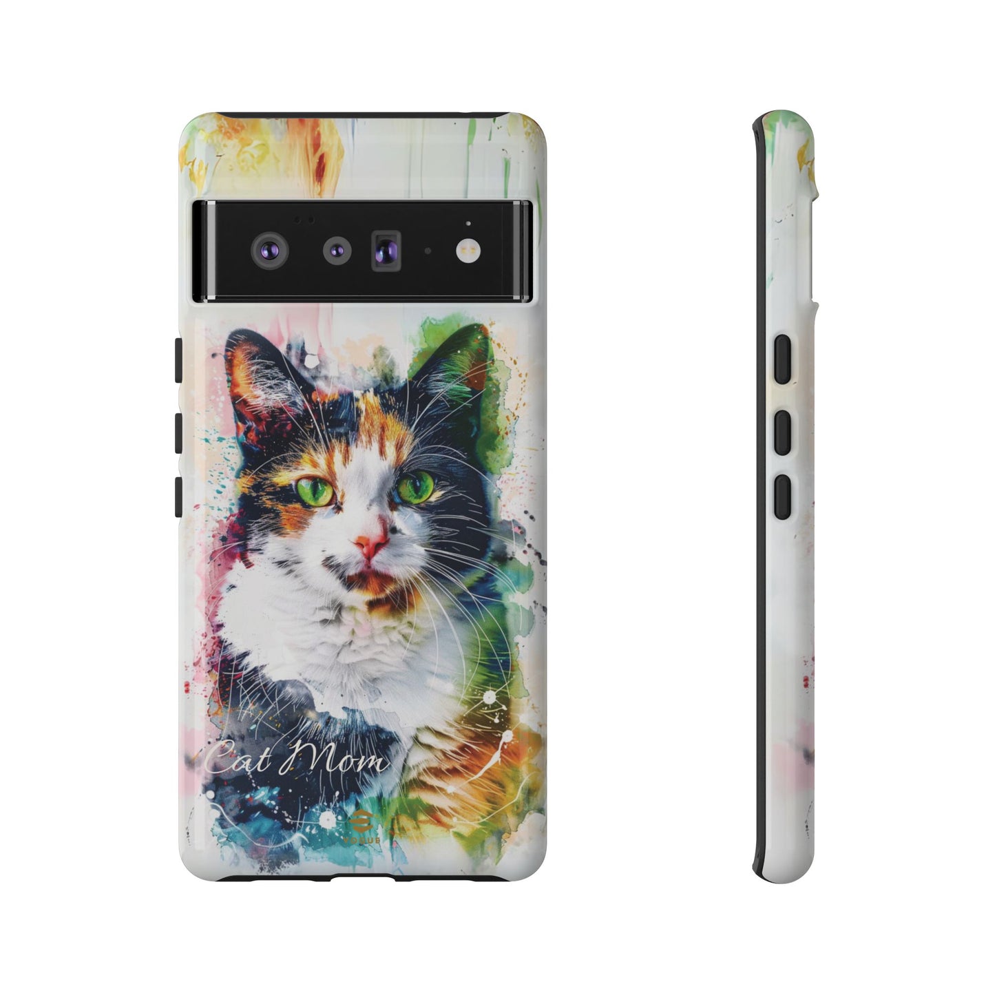 Custom Cat Mom Google Pixel Tough Case