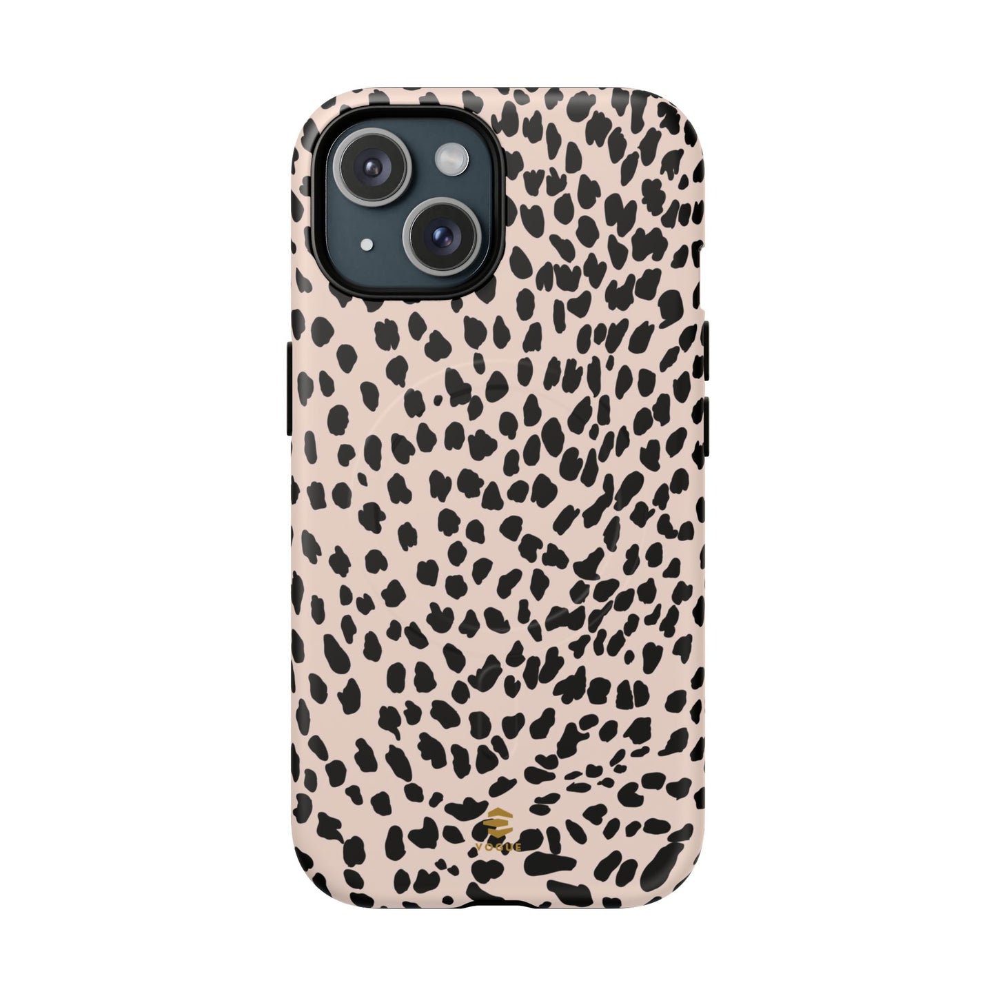 Beige Animal Print MagSafe iPhone Case