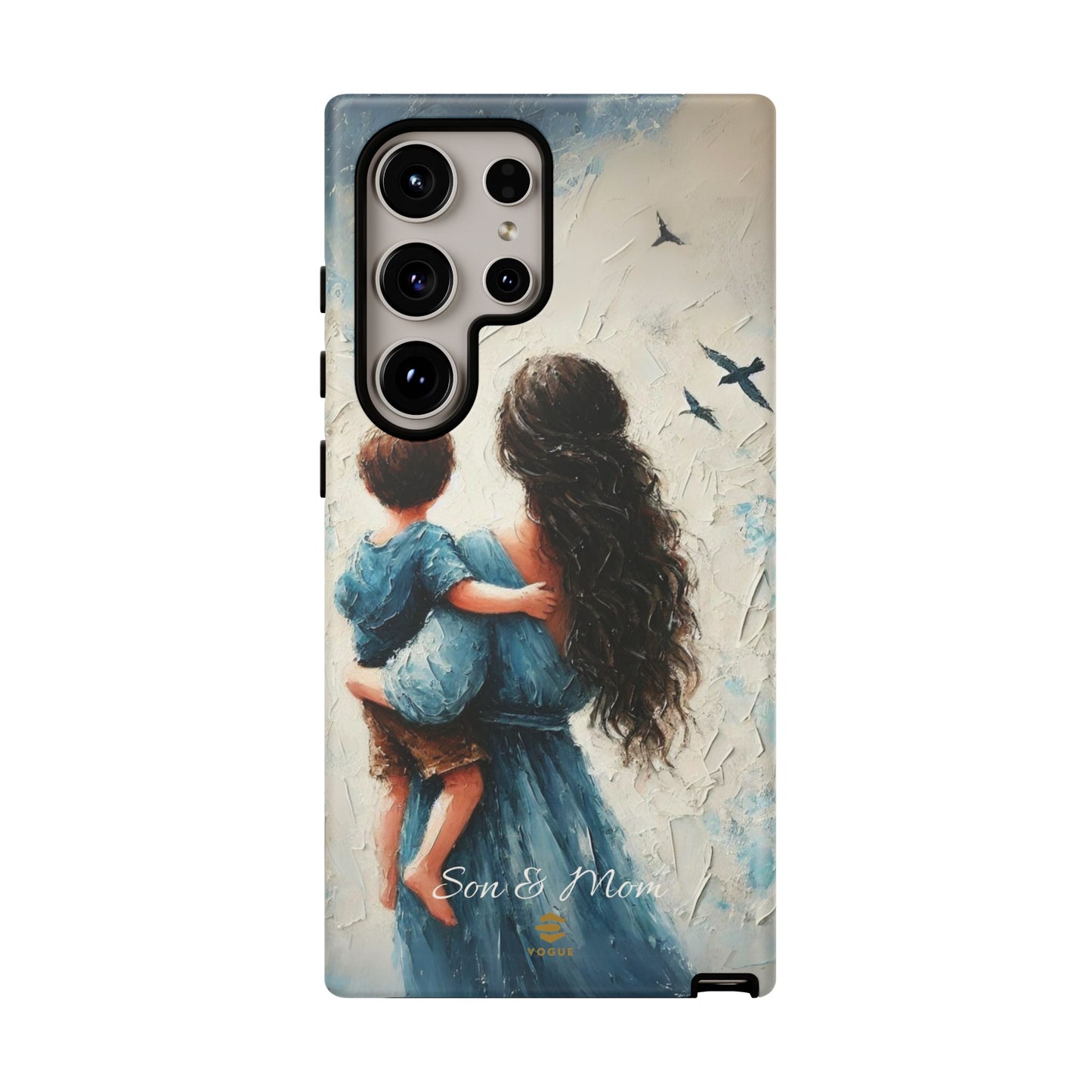 Custom Son & Mom Samsung Galaxy Tough Phone Case