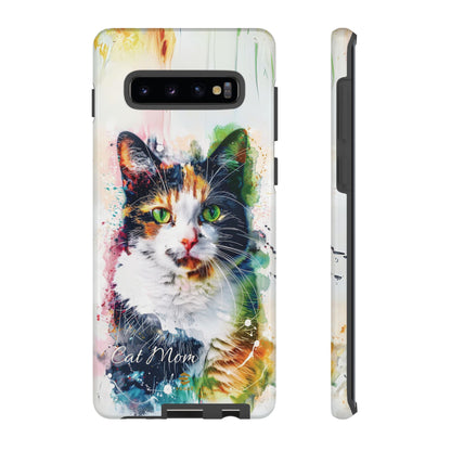 Custom Cat Mom Samsung Galaxy Tough Case