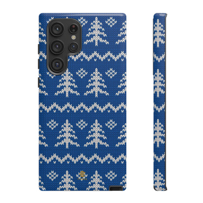 Blue Xmas Samsung Galaxy case