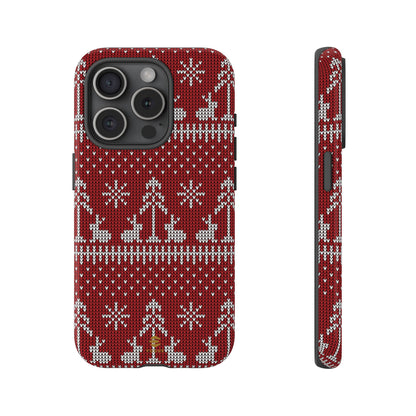 Red Xmas Jumper iPhone case