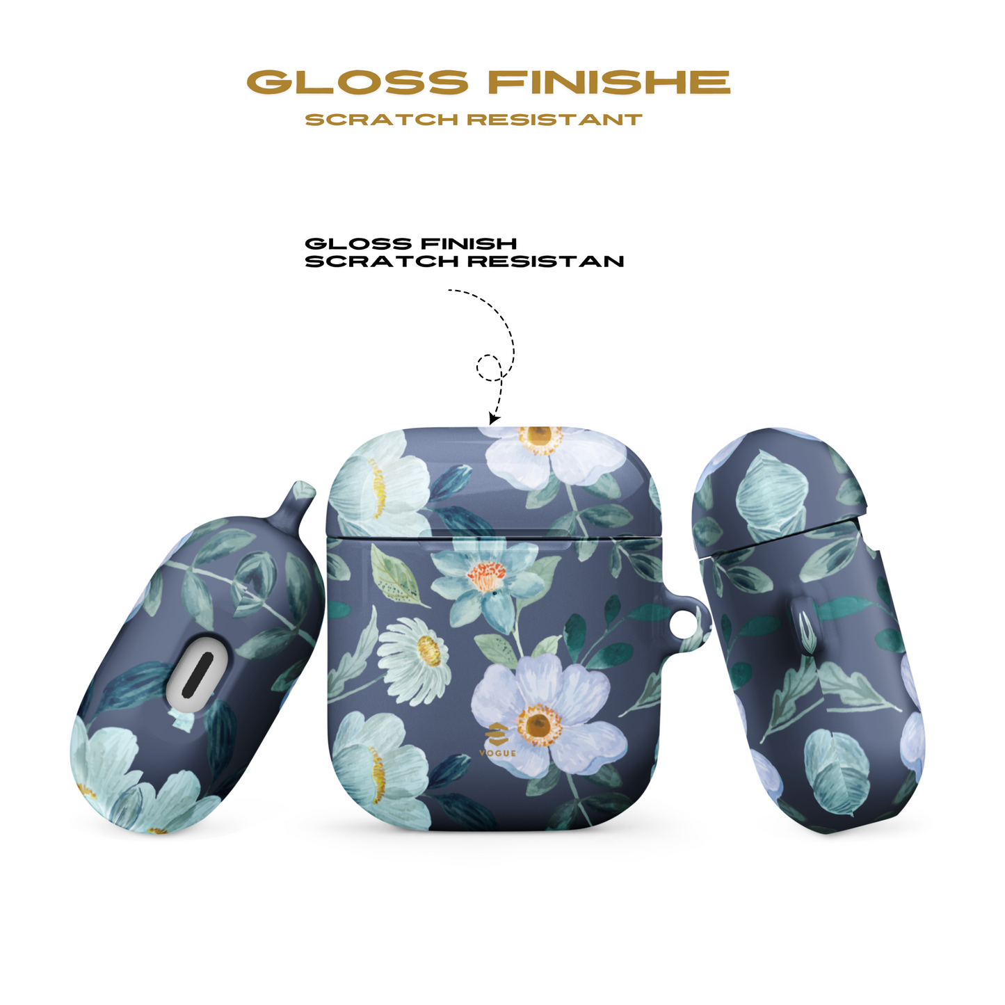 Midnight Blossom AirPod Cases