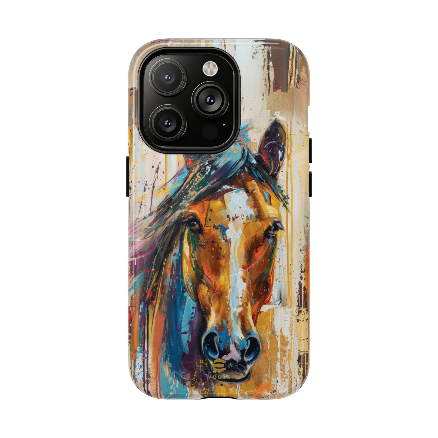 Horse Art iPhone Magsafe Phone Case Brown