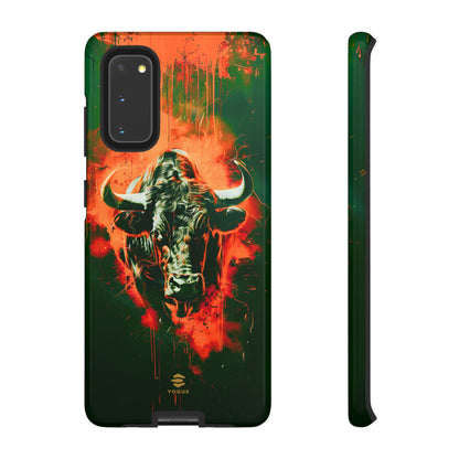 Green Bull Samsung Galaxy Tough Case