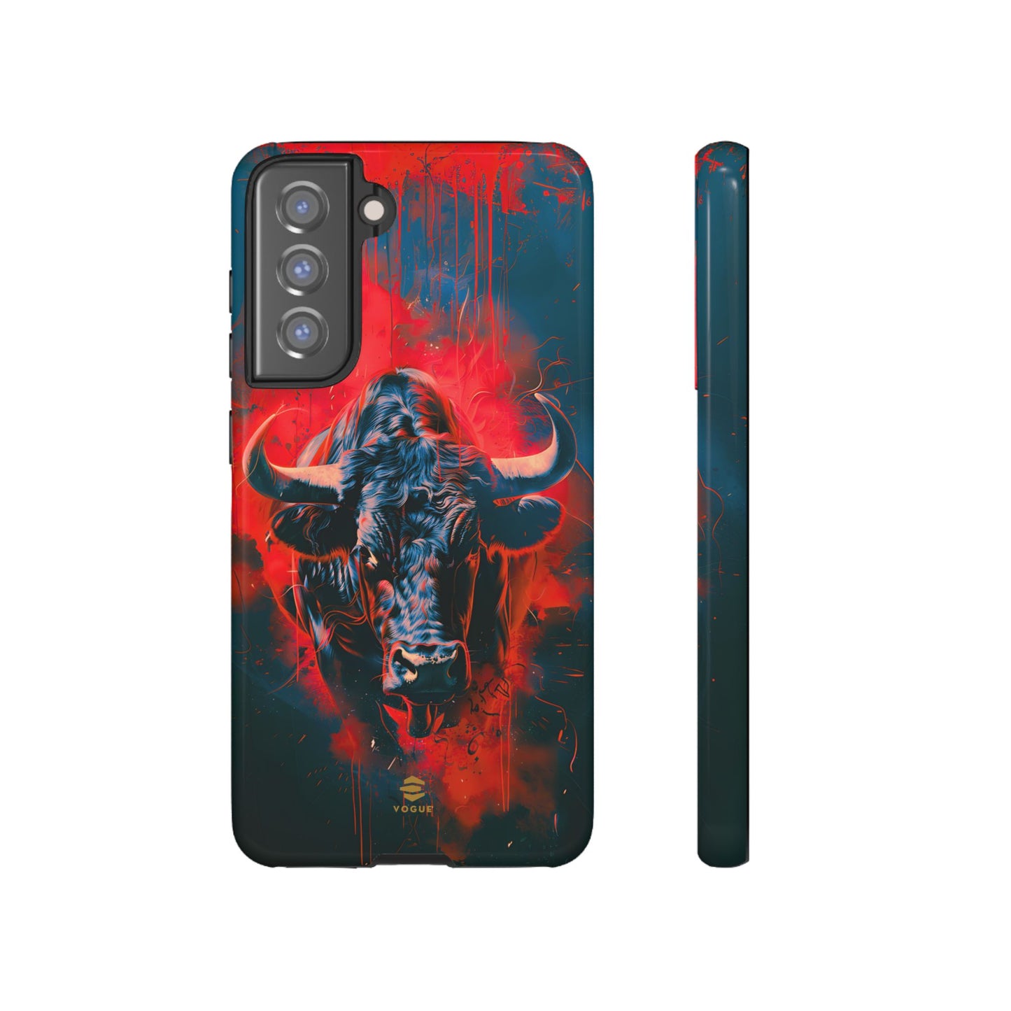 Bull Teal  Samsung Galaxy phone case