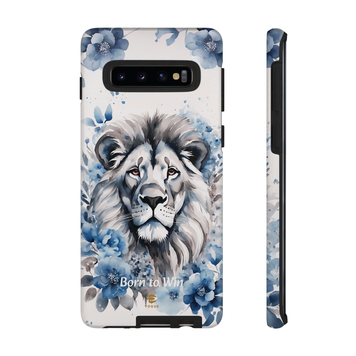 Lion Born to Win Samsung Galaxy Tough Phone Case