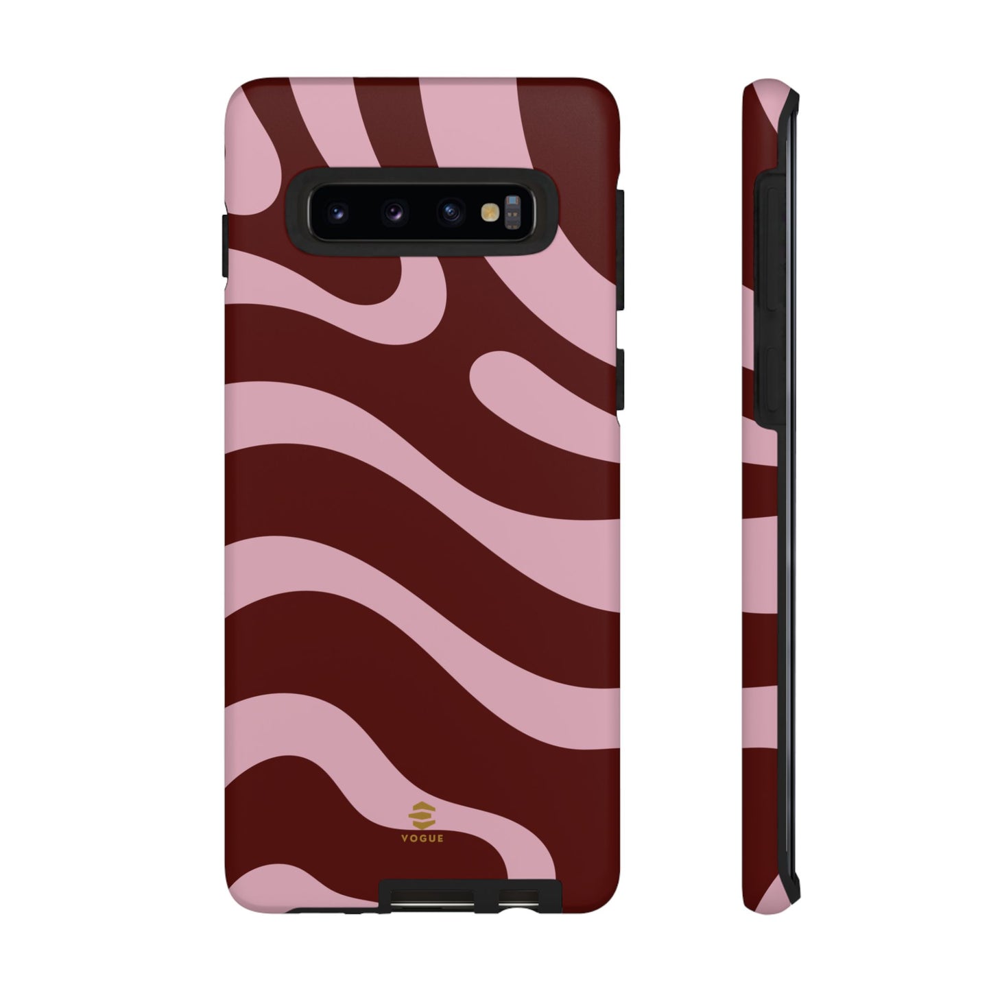 Maroon Ripple Samsung Galaxy Case