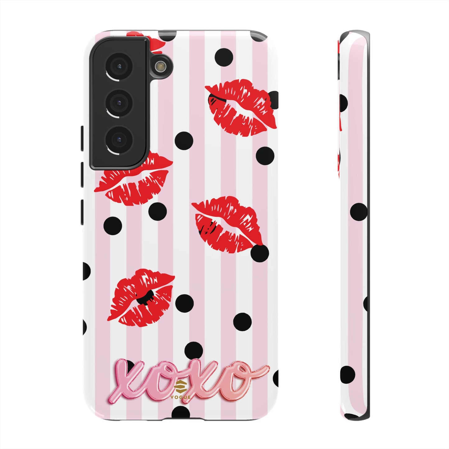 Berry Kiss Phone Case Valentine's day gift for her Samsung Galaxy Tough Case