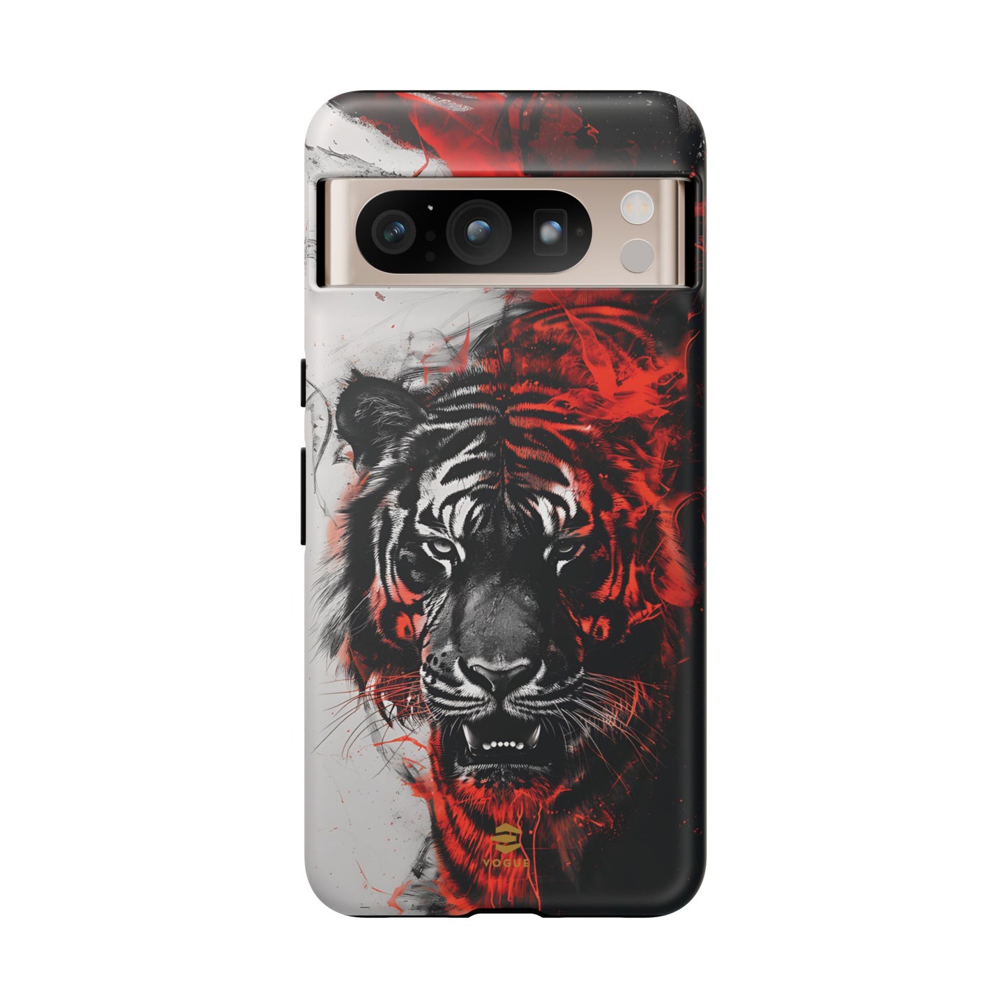 Estuche de Google con diseño de tigre