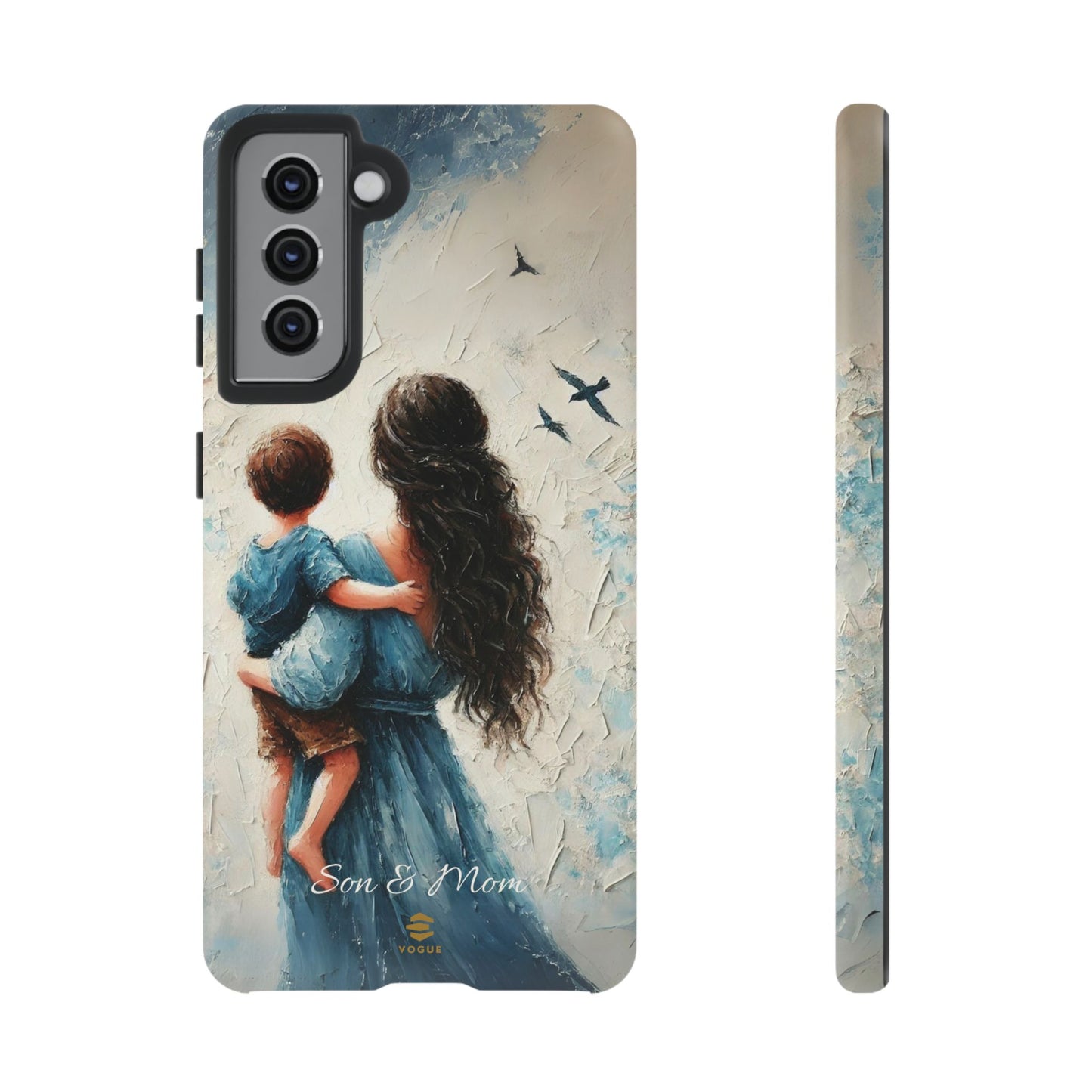 Custom Son & Mom Samsung Galaxy Tough Phone Case