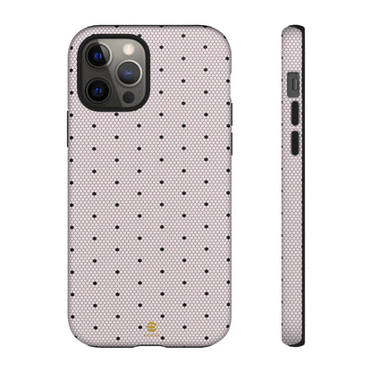 Funda para iPhone Allure con encaje color piel