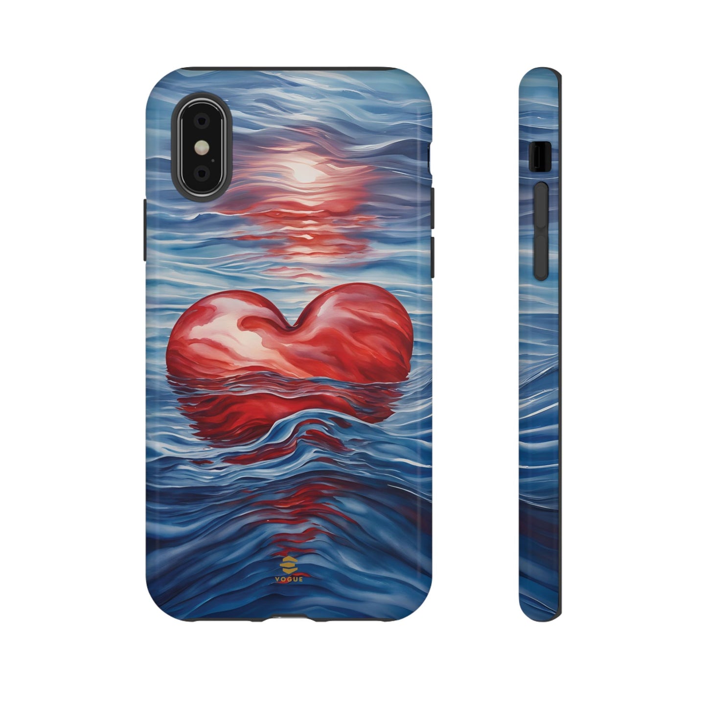 Deep Devotion Red Heart iPhone Tough Case Valentine's gift Protective Cover