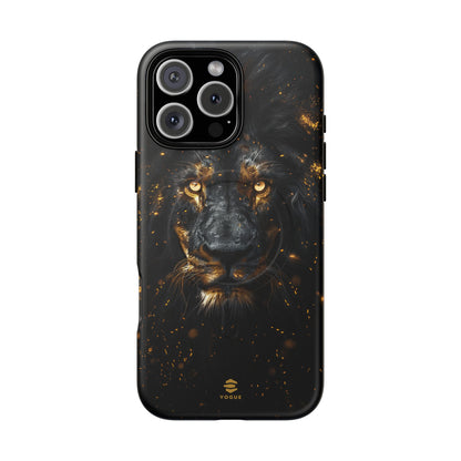 Black Lion Art for MagSafe iPhone Phone Case