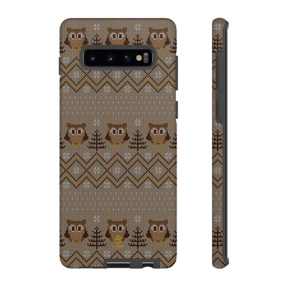 Owl Xmas Jumper Samsung Galaxy Case