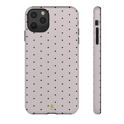 Funda para iPhone Allure con encaje color piel