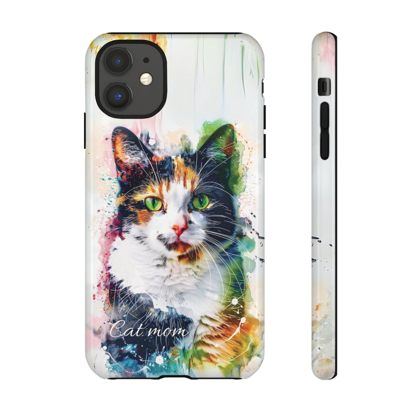 Custom Cat Mom iPhone Tough Case