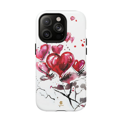 Abstract Heart Design - Phone Case MagSafe, Love, Valentine's Day Gift for Her