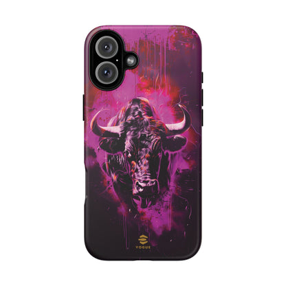 Bull Hot Pink iPhone Case