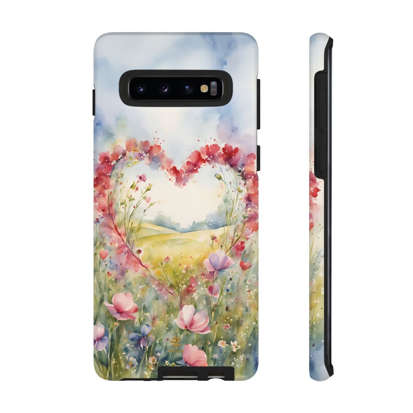 Flower heart Tough Phone Case for Samsung