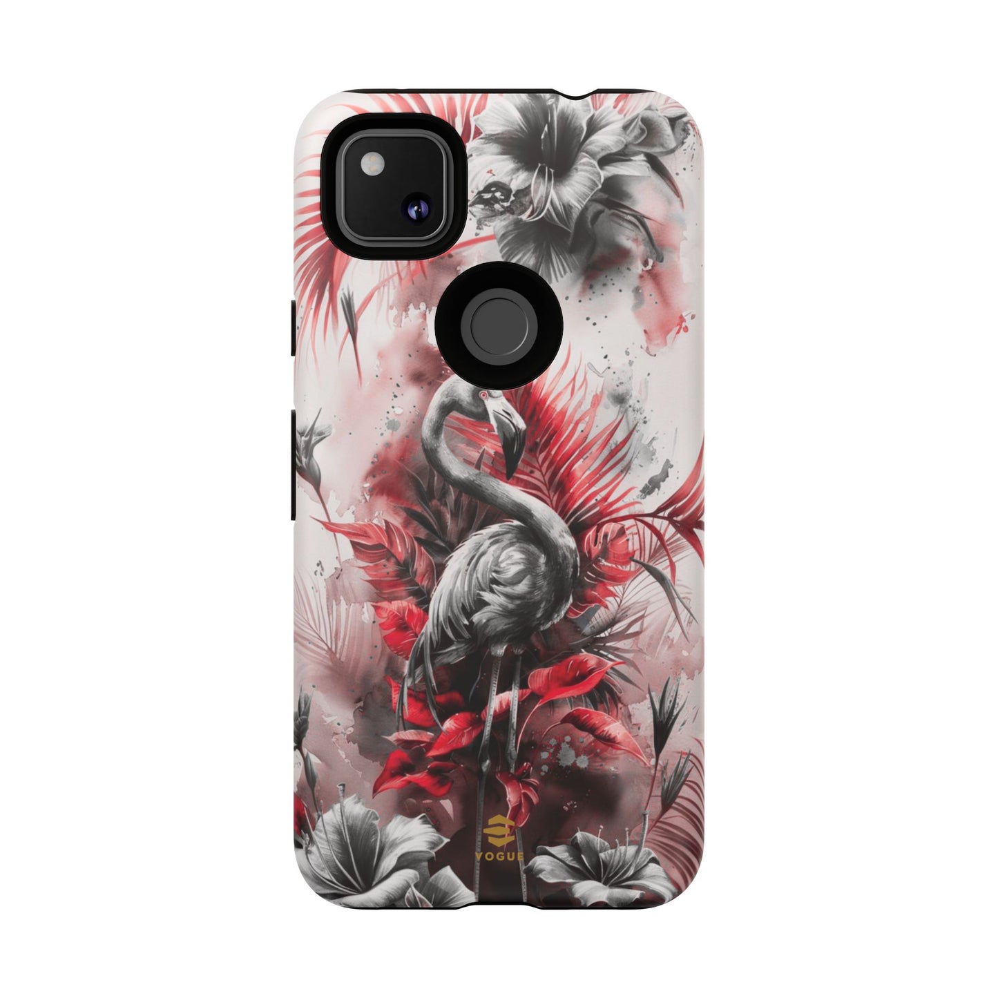 Flamingo Tropical Design Tough Phone Case Pixel