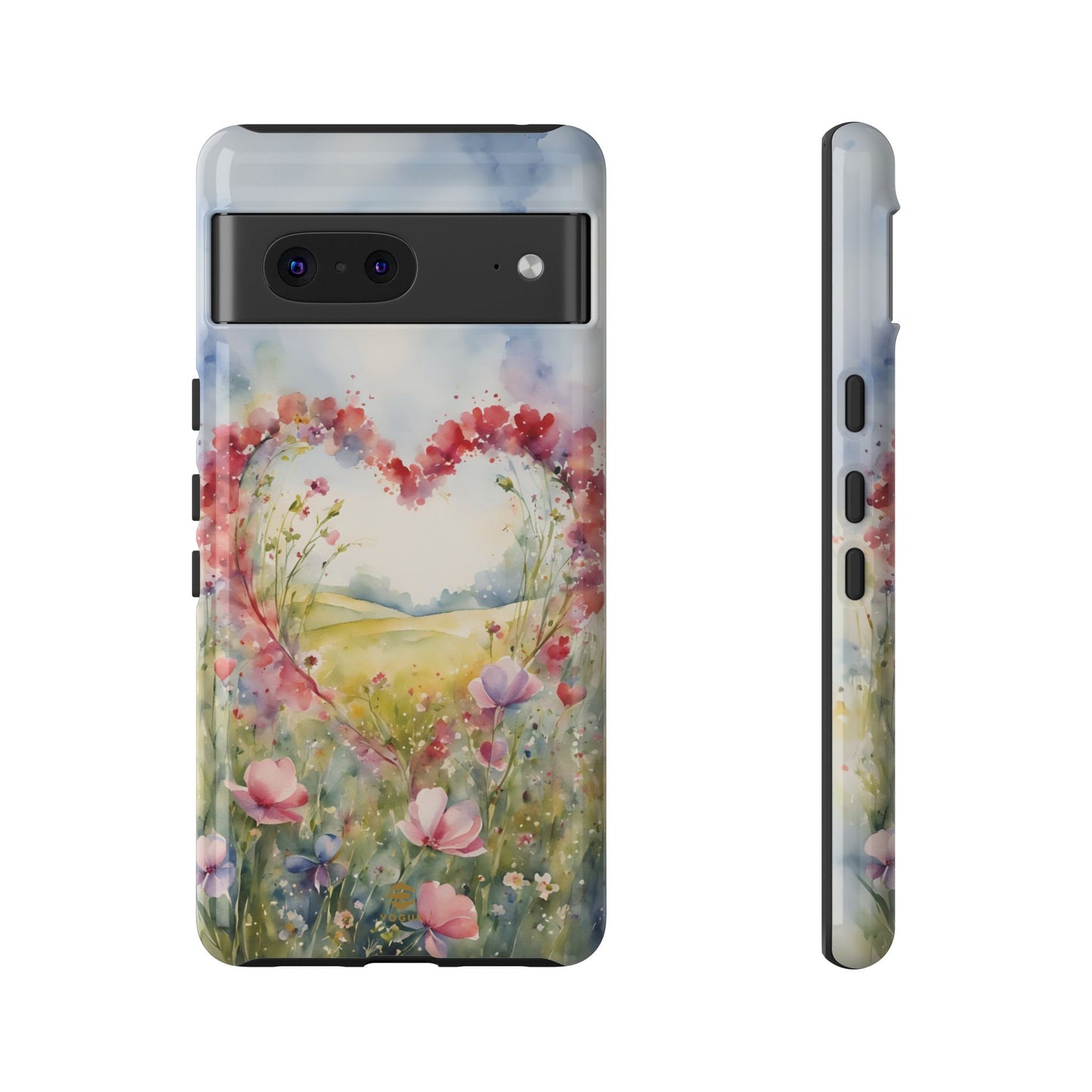 Flower heart Tough Phone Case for Google