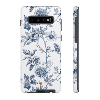 Floral Line Art Tough Phone Case Samsung