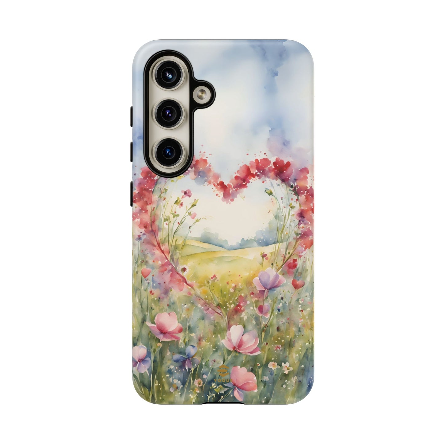 Flower heart Tough Phone Case for Samsung