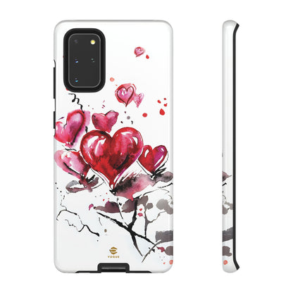 Abstract Hearts Art - Samsung  Phone Case, Love, Valentine's Day Gift for Her Protective tough cover