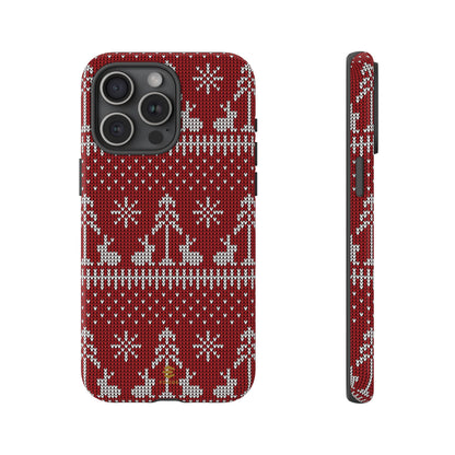 Red Xmas Jumper iPhone case