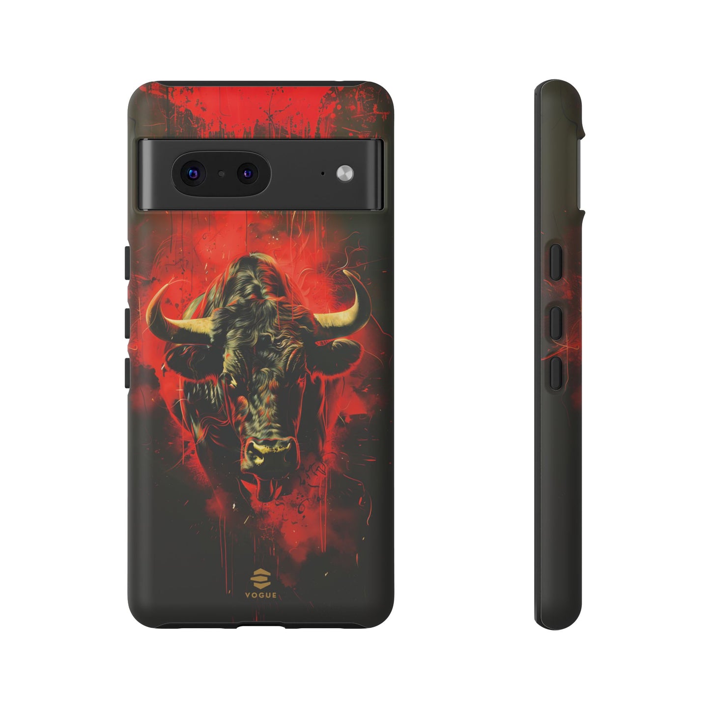 Bull Black Google Pixel Tough case