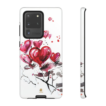 Abstract Hearts Art - Samsung  Phone Case, Love, Valentine's Day Gift for Her Protective tough cover