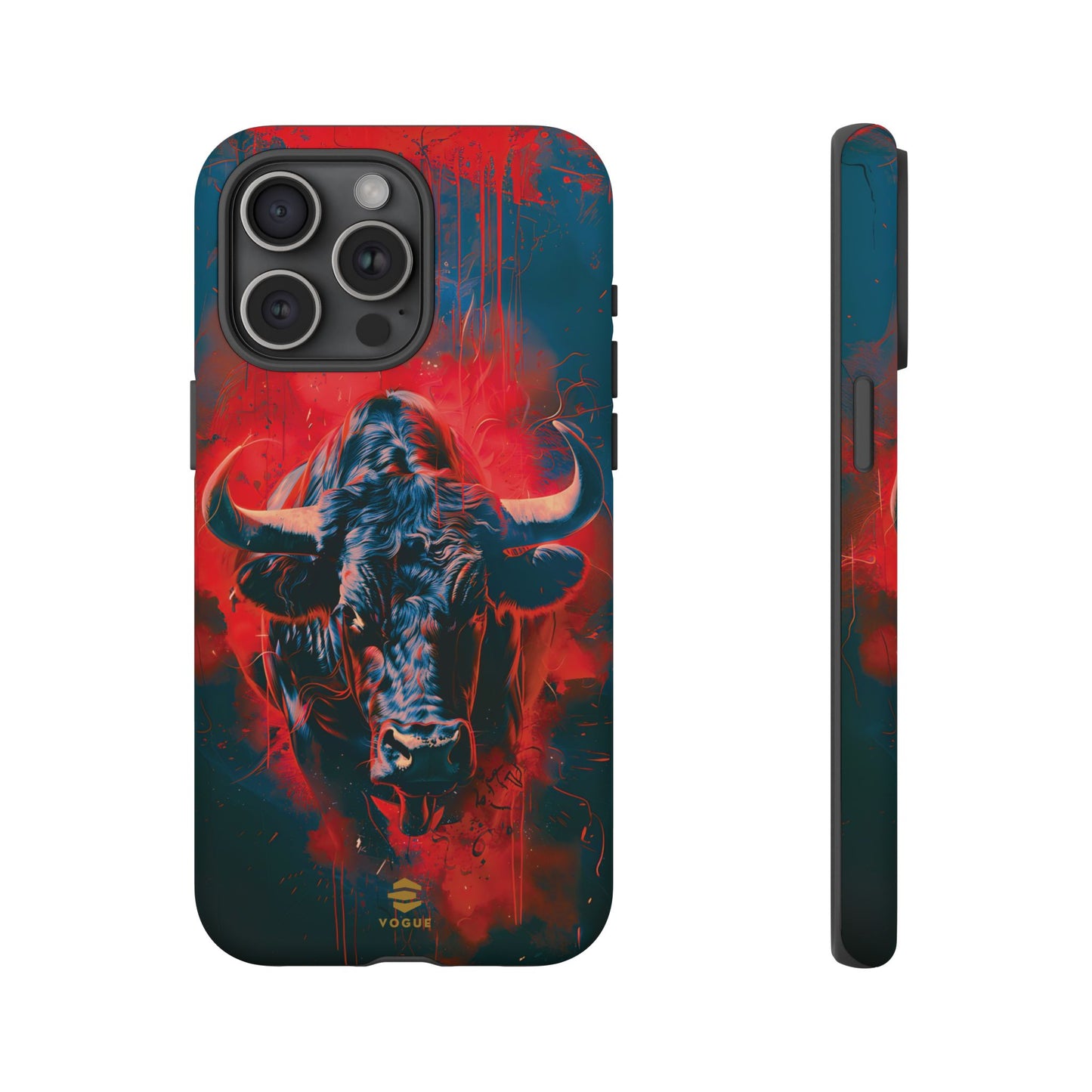 Bull Teal iPhone Case