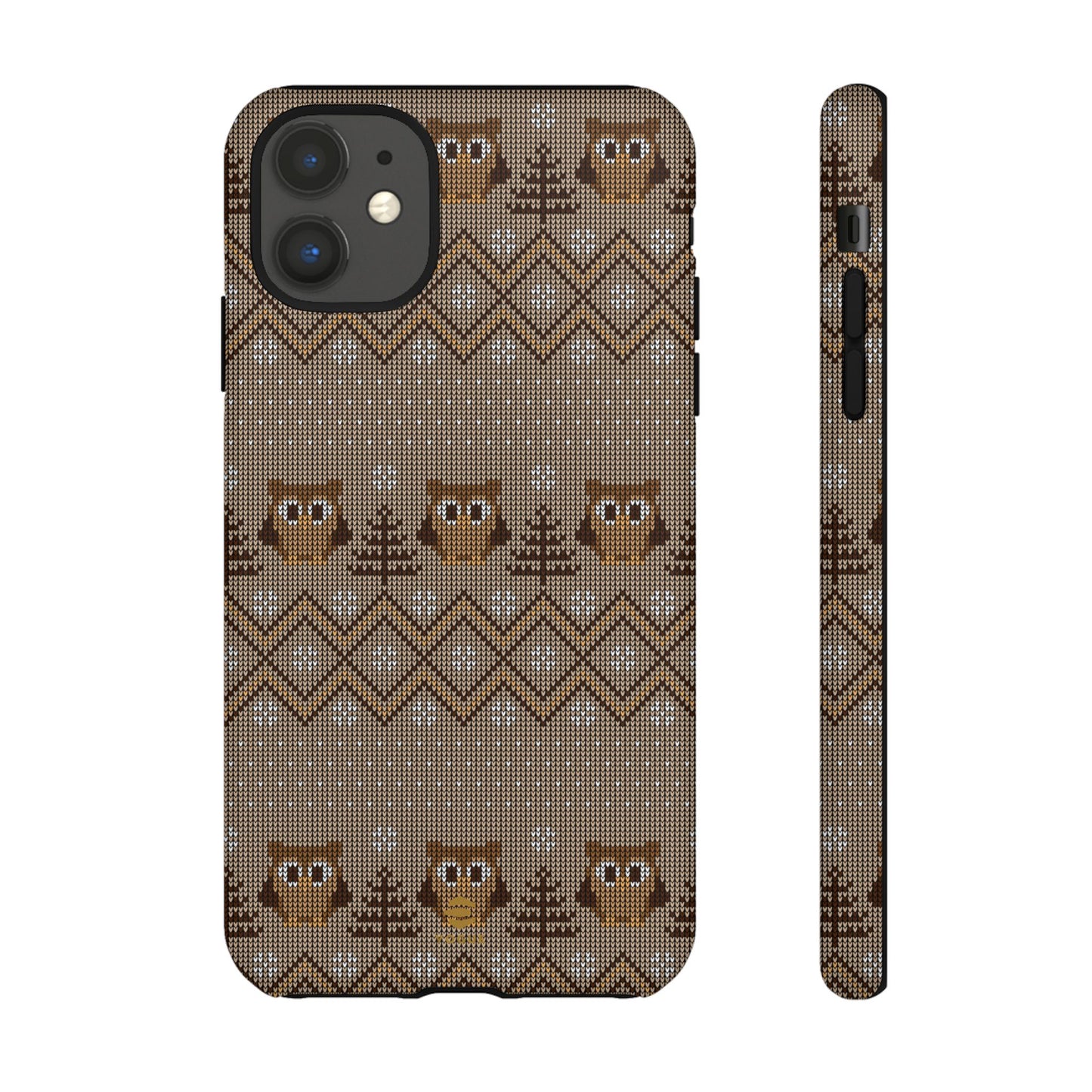 Owl Xmas Jumper iPhone case