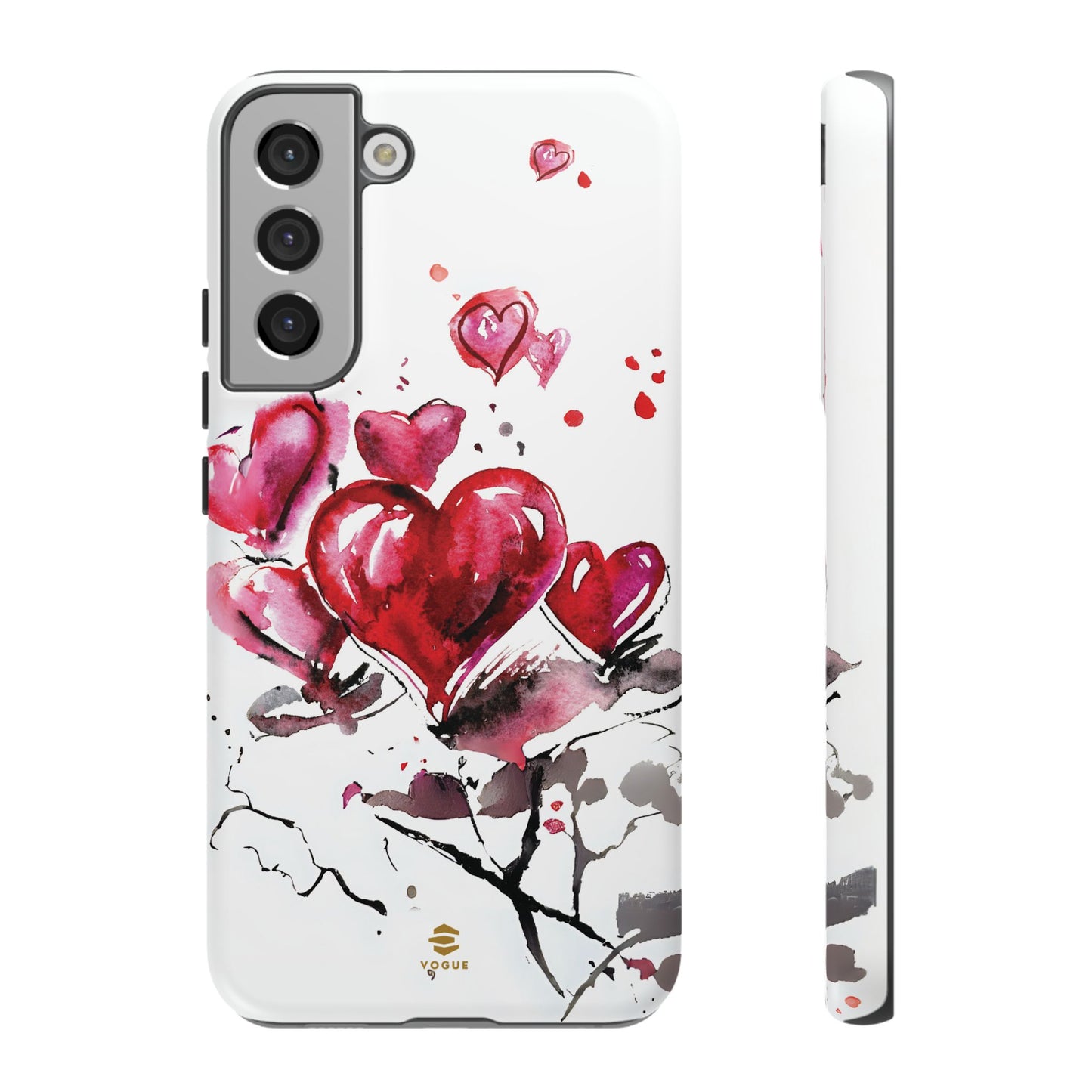 Abstract Hearts Art - Samsung  Phone Case, Love, Valentine's Day Gift for Her Protective tough cover