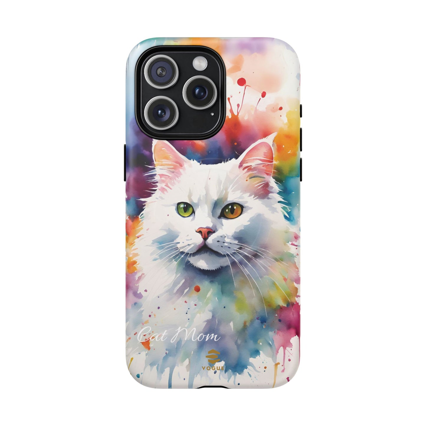 Custom White Cat  Magsafe Phone Case