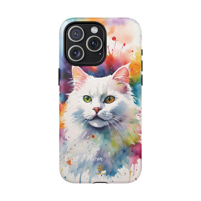 Custom White Cat  Magsafe Phone Case