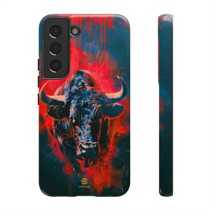 Bull Teal  Samsung Galaxy phone case