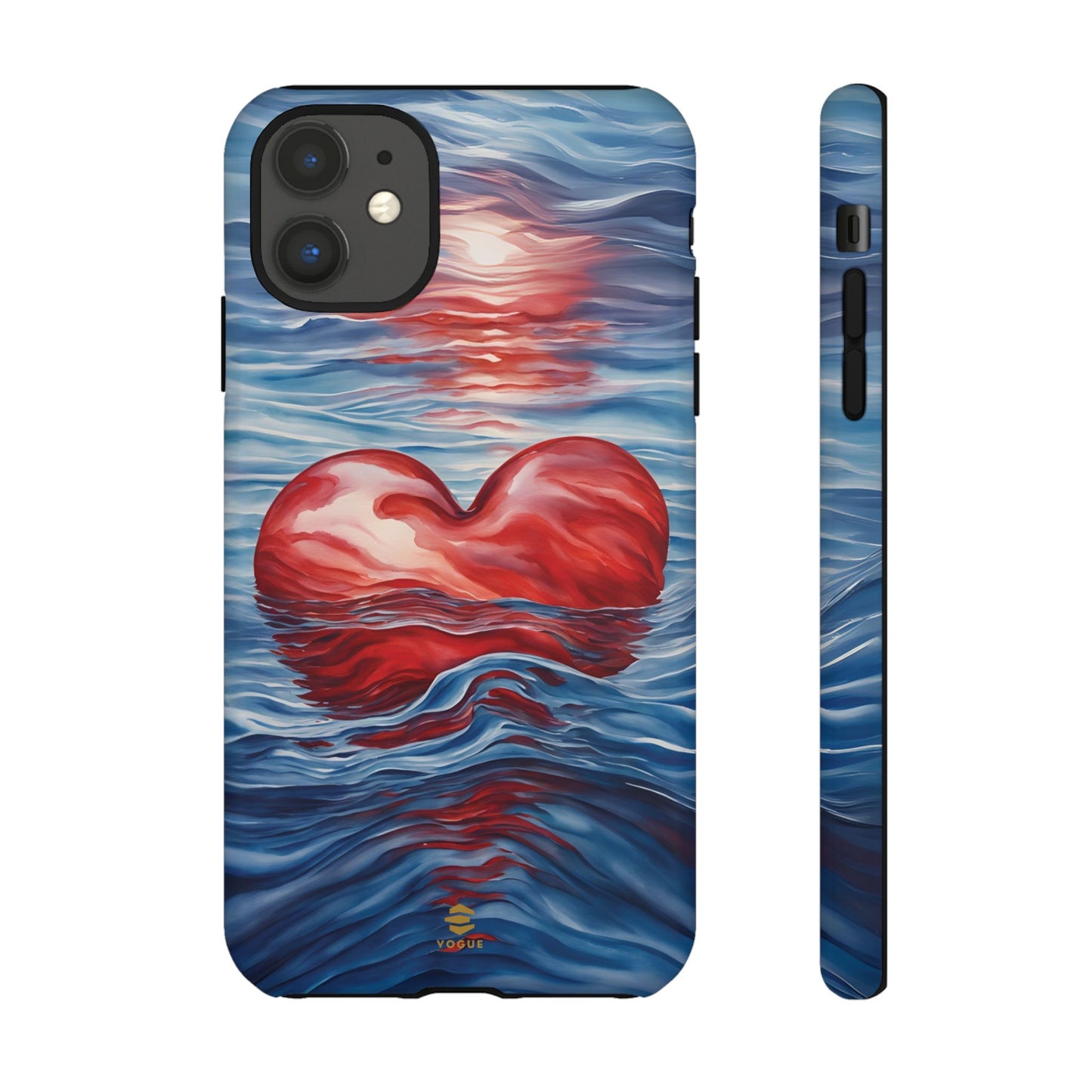 Deep Devotion Red Heart iPhone Tough Case Valentine's gift Protective Cover