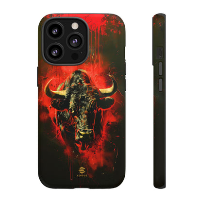 Bull Black iPhone Tough case