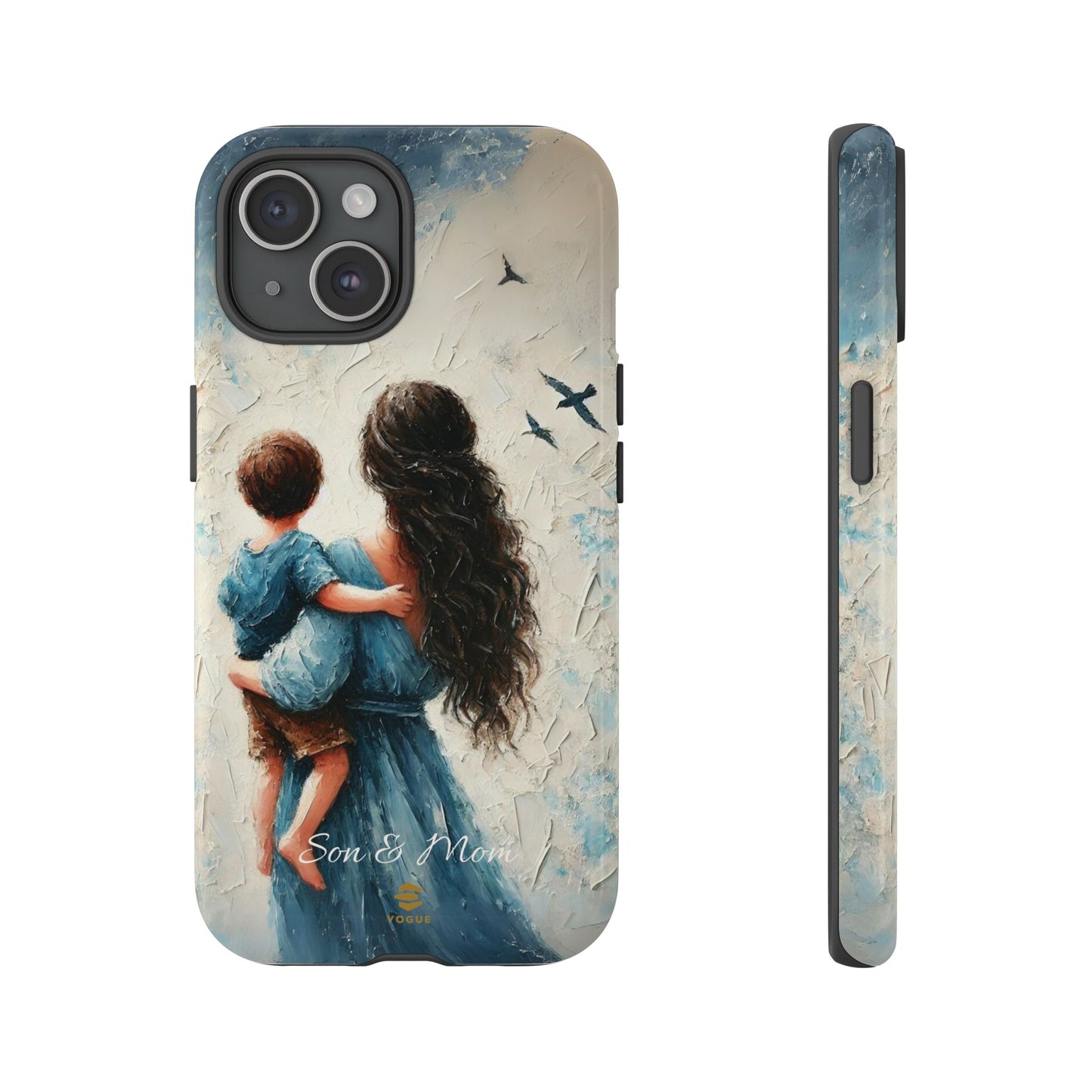 Custom Son & Mom iPhone Tough Case