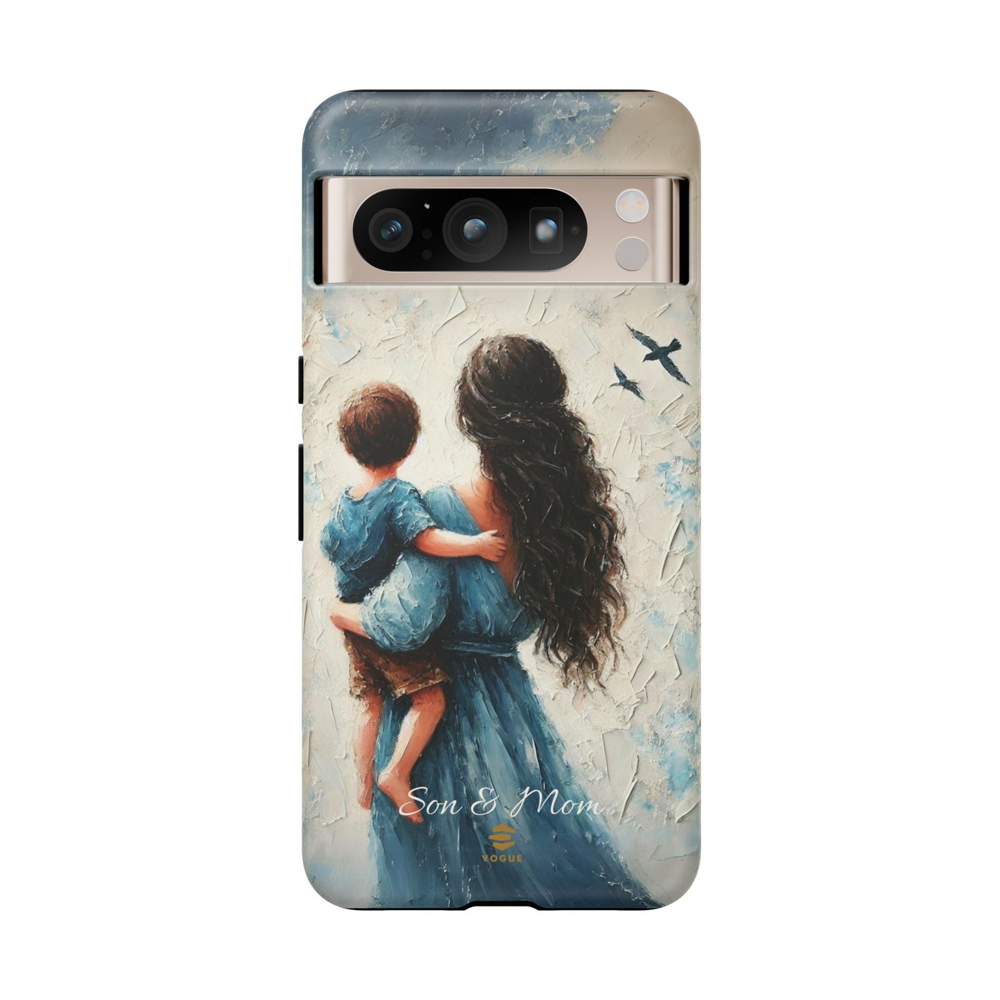 Custom Son & Mom Google Pixel Tough Phone Case